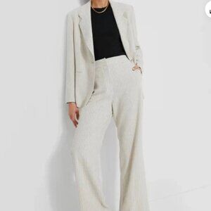 Tuckernuck - Natural Navy Stripe Wide Leg Faris Pants